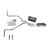 Ranger 96-04 dual exhaust 2.25 MA pipe Flowmaster 50 RC Tip Side Exit