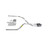 Dakota 87-96 dual exhaust 2.5 pipe 1 chamber muffler