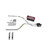 Dakota 87-96 dual exhaust 2.5 pipe Flowmaster Super 10 SW Tip