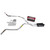 Dakota 87-96 dual exhaust 2.5 pipe Flowmaster Super 44  Corner exit