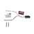 Dakota 87-96 dual exhaust 2.5 pipe Flowmaster Super 44 SC Tip