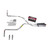 Dakota 87-96 dual exhaust 2.5 pipe Flowmaster 50 RC Tip Side Exit