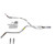 Dakota 87-96 dual exhaust 2.5 pipe Glass Pack muffler RC Tip Corner exit
