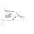 Dakota 87-96 dual exhaust 2.5 pipe No Muffler   Side Exit