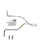 Dakota 87-96 dual exhaust 2.5 pipe No Muffler  SW Tip Side Exit