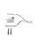 Dakota 87-96 dual exhaust 2.5 pipe No Muffler  SW Tip
