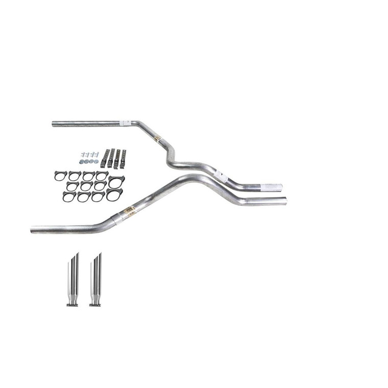 Dakota 87-96 dual exhaust 2.5 MA pipe No Muffler  SC Tip