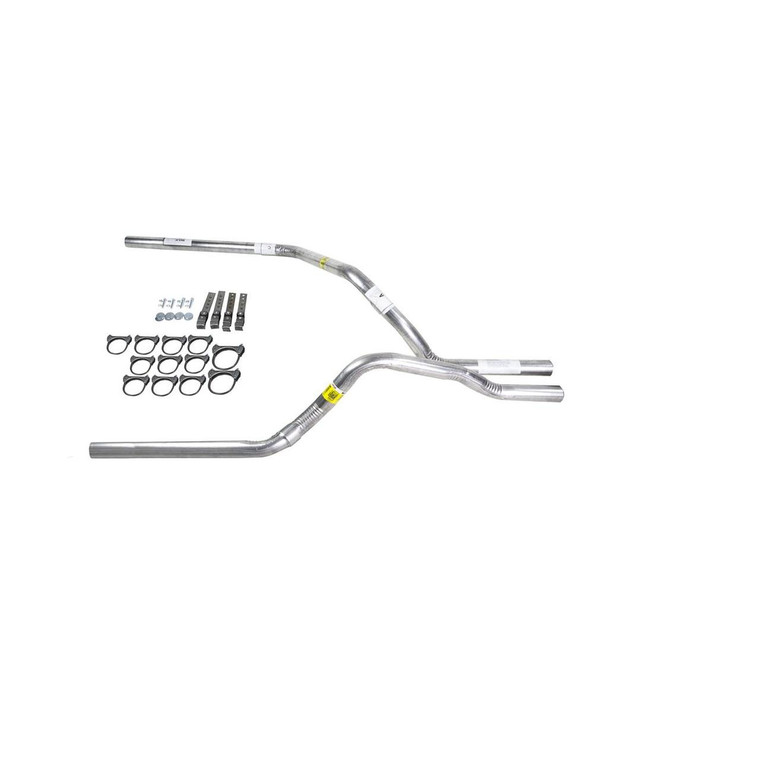 Silverado HD dual exhaust 2.5 pipe No Muffler
