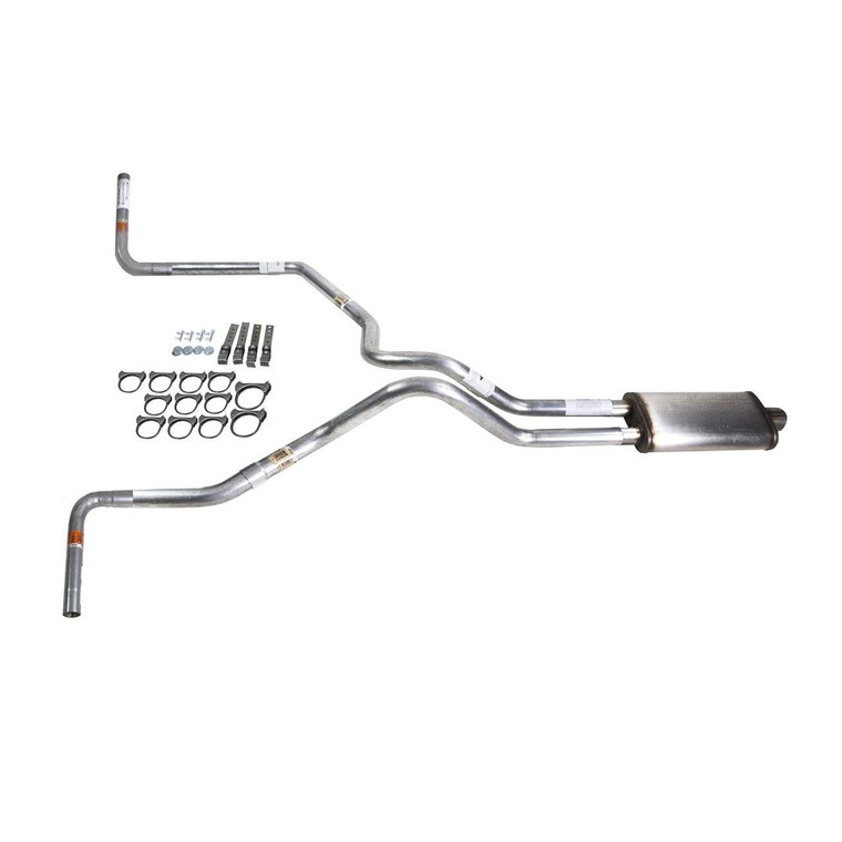 S10 / S15 83-94 dual exhaust 2.25 MA pipe Stainless muffler  Side Exit