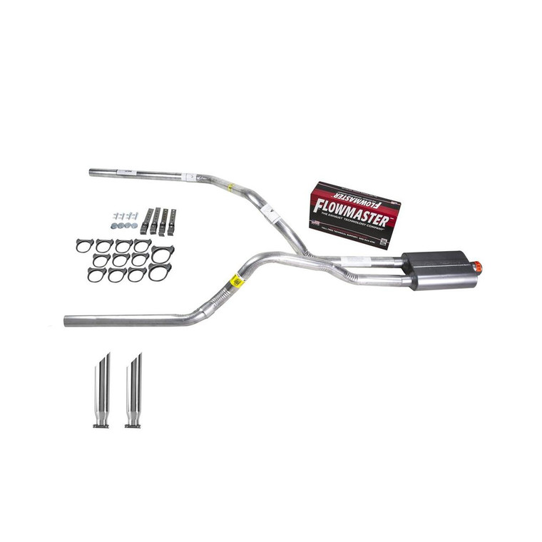Dakota 97-05 dual exhaust 2.5 pipe Flowmaster 40  SC Tip