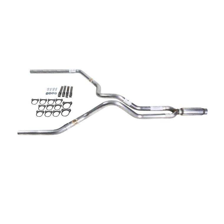 S10 / S15 95-01 dual exhaust 2.25 MA pipe Glass Pack muffler