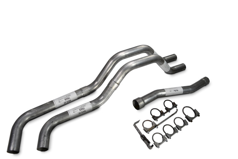Nissan Titan 2004-2007 Customizable Same Side Dual Exhaust Kit