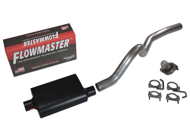 Jeep Wrangler 2001-2006 Customizable Single Exit 2.5"