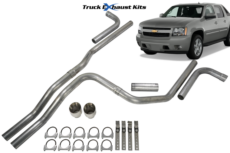 Chevy Avalanche 2009-2014 Customizable 2.5" Dual Exhaust Kit