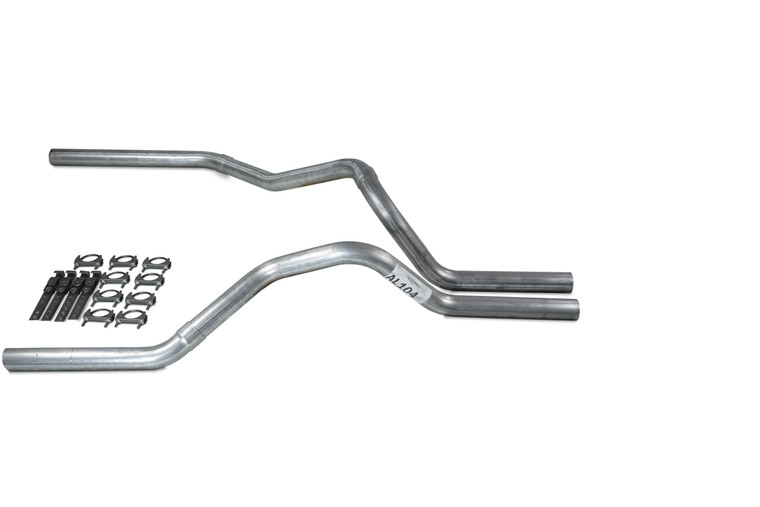 Chevy Silverado/Sierra 1996-1999 1500 Dual Inlet Customizable 3" Dual Exhaust Kit