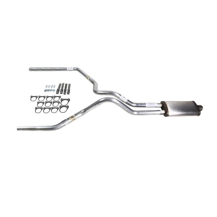 Ram 94-01 dual exhaust 2.5 SS pipe Stainless muffler