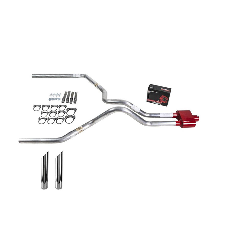 Ranger 96-04 dual exhaust 2.5 MA pipe Cherry Bomb Extreme SW Tip