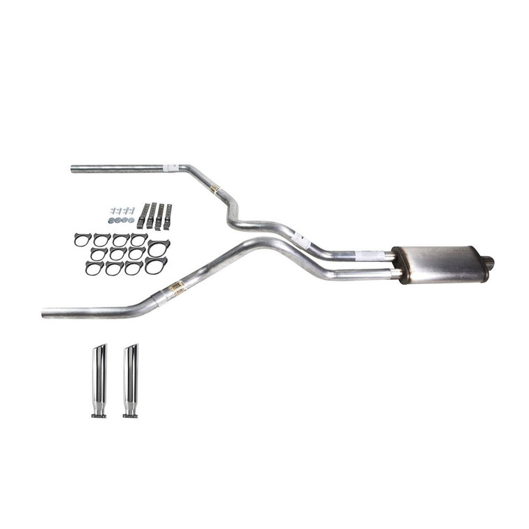 Ranger 96-04 dual exhaust 2.25 MA pipe Stainless muffler RC Tip