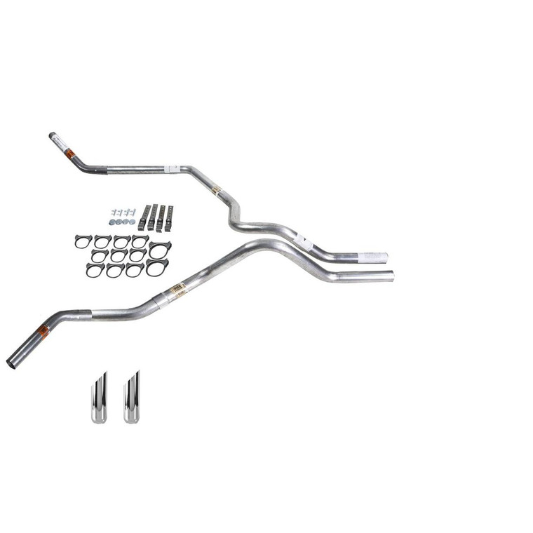 Ranger 96-04 dual exhaust 2.25 MA pipe No Muffler  SW Tip Corner exit