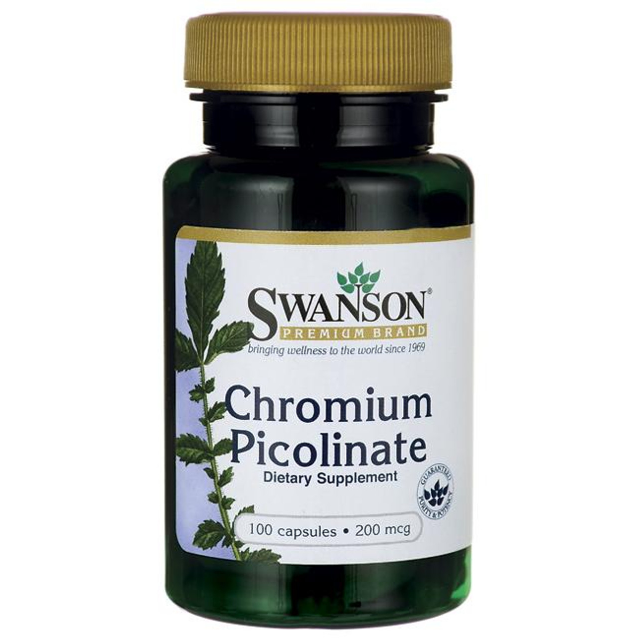 Swanson Premium Chromium 200 mcg - 100 Caps