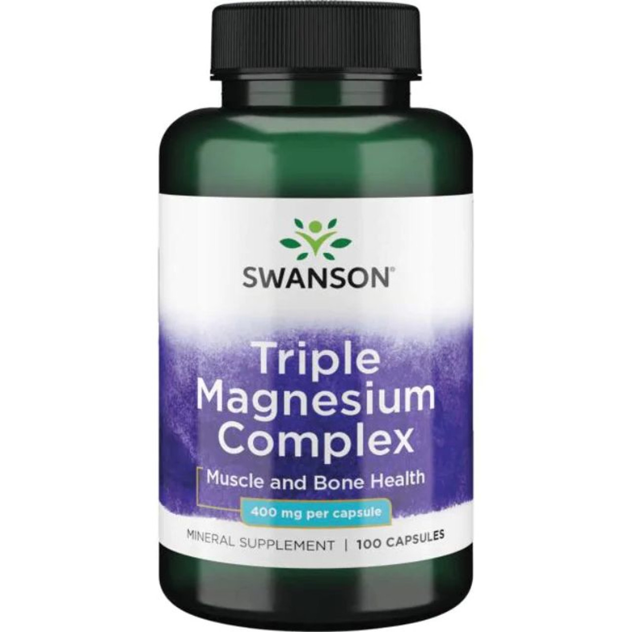 Swanson Triple Magnesium 400 mg - 100 Caps