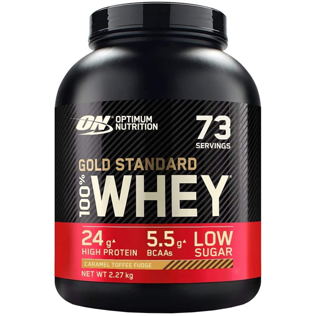 ON WHEY Gold Standard 100% Protein - 2.27kg Caramel Toffe Fudge