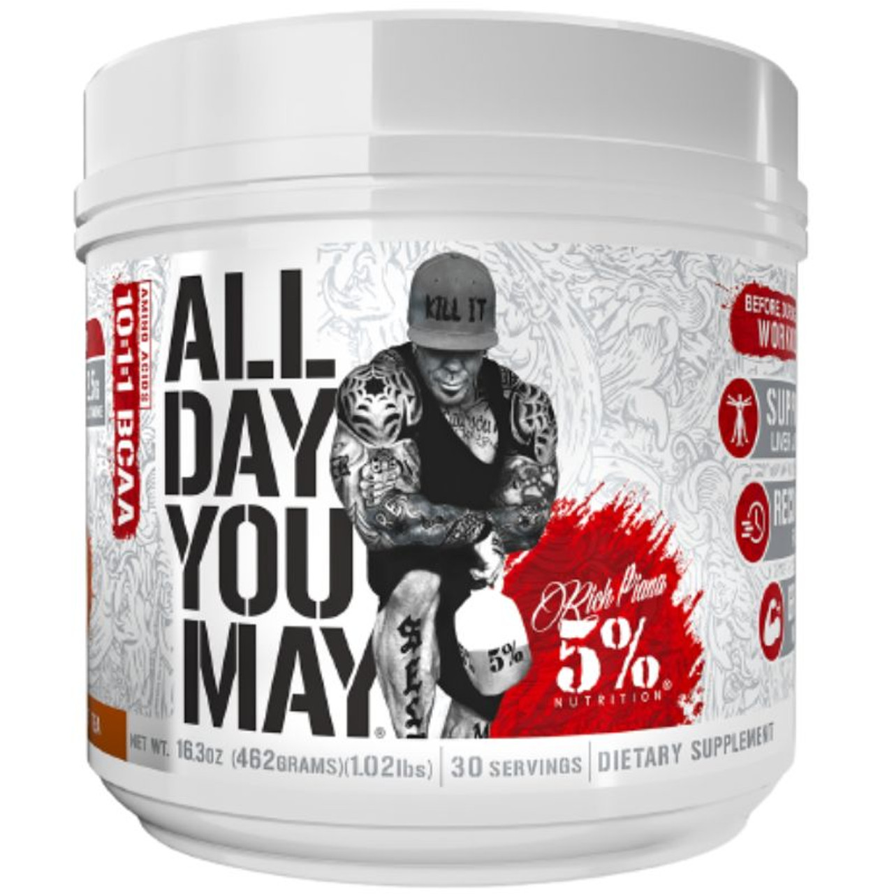 5% Nutrition ALL DAY YOU MAY Southern Sweet Tea-462g