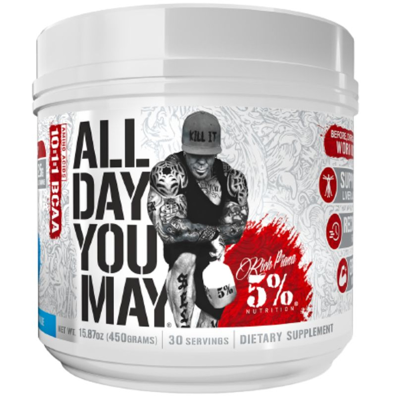 5% Nutrition ALL DAY YOU MAY Blueberry Lemonade -450g