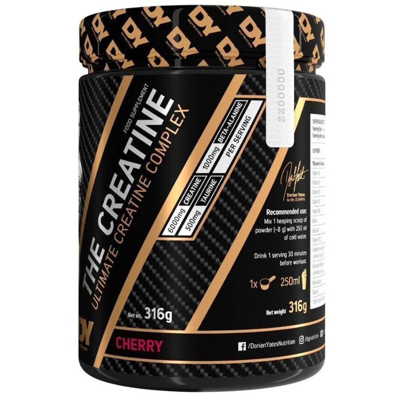 The Creatine DY Nutrition 316g Cherry