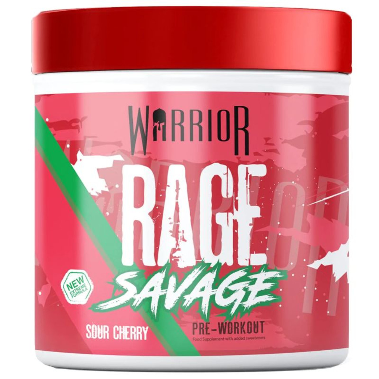 Warrior Rage Savage Pre-Workout - 330g Sour Cherry