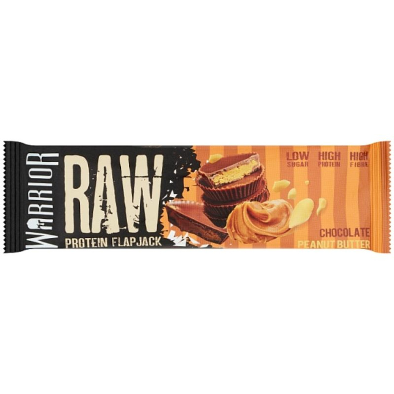 Warrior Raw Protein Flapjack Bar-75G Chocolate Peanut Butter