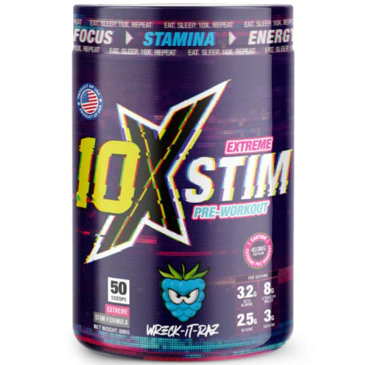 10X Stim 50 scoops Wreck-it-raz