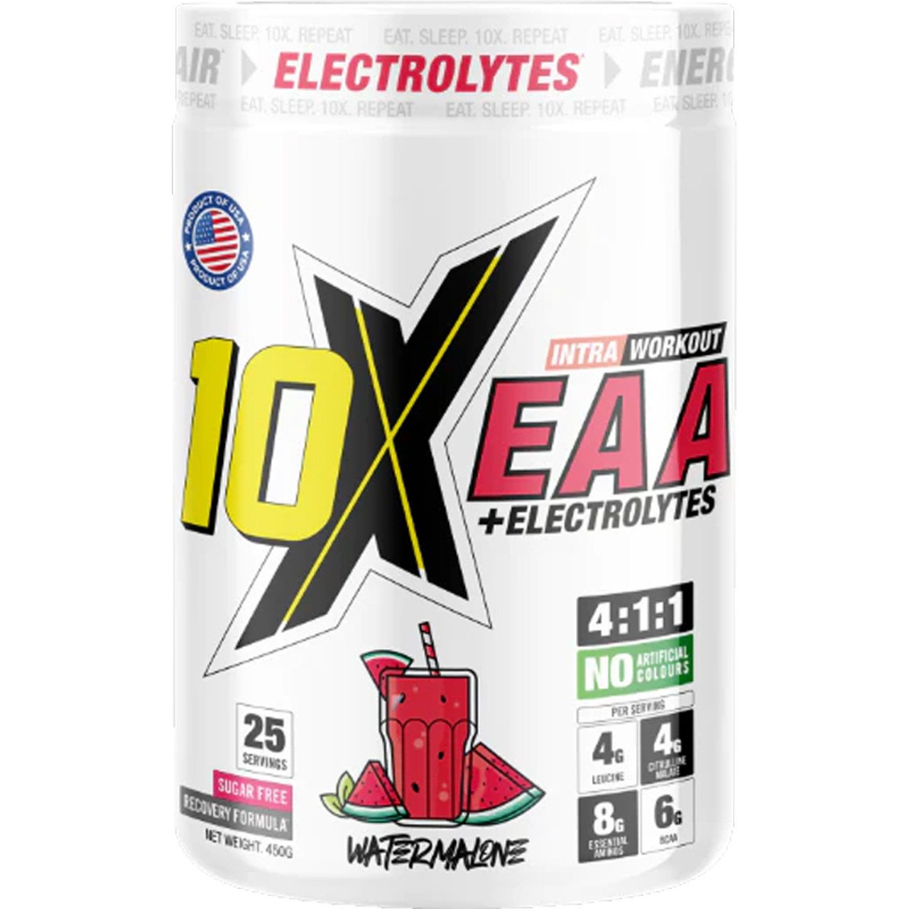 10x Nutrition - Athletic EAA 450g Watermalone