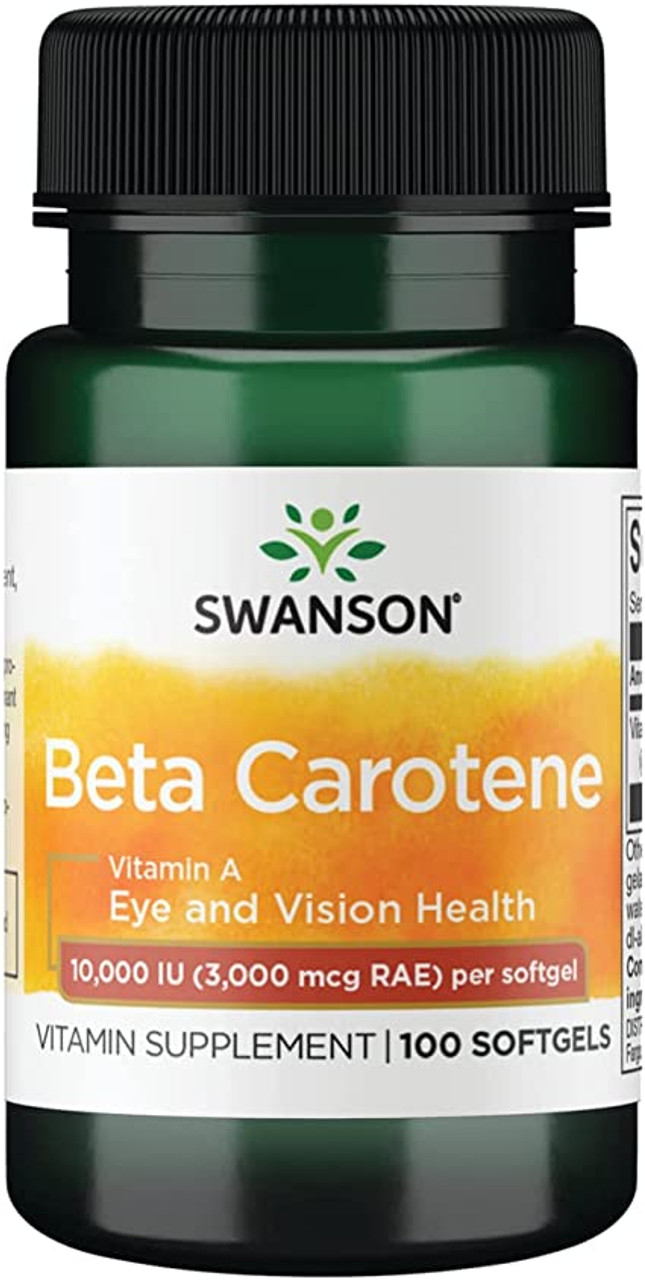 Beta Carotene 100 softgels Swanson