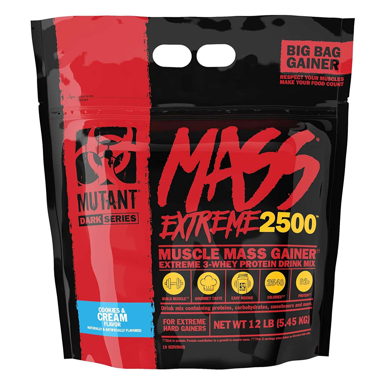 Mutant Mass Extreme 2500 High-Calorie Muscle Gainer 5.45KG
