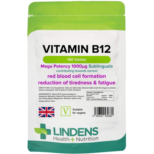 Lindens Vitamin B12 1000mcg - 100 Tabs