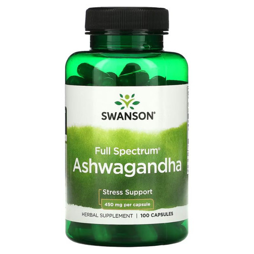 Swanson Ashwagandha 450mg - 100 Caps