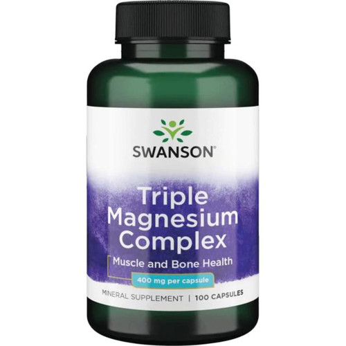 Swanson Triple Magnesium 400 mg - 100 Caps