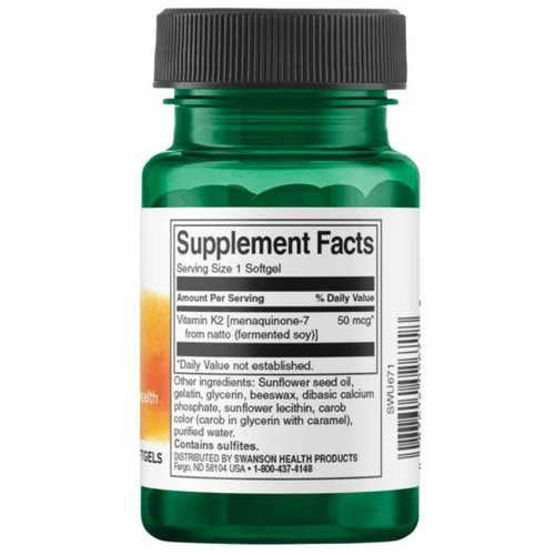 SwansonVitamin K-2 30 softGels Supplement