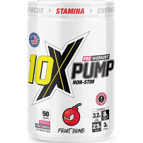 10X PUMP 50 scoops Fruit Bomb