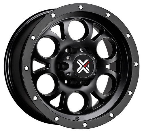 DX4 17x8.5 Type TUFF 5x114.3 matte black 4x4 off road wheels