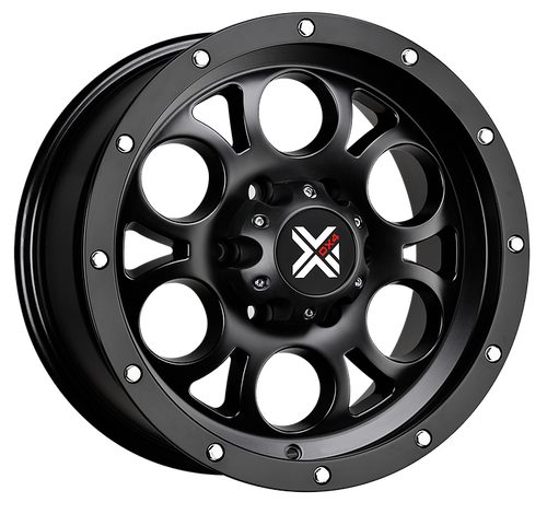 DX4 17x8.5 Type TUFF 5x139.7 matte black 4x4 off road wheels