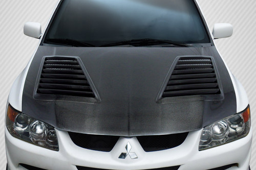 Carbon Creations 2003-2006 Mitsubishi Lancer Evolution 8 9 DriTech Track Hood - 1 Piece