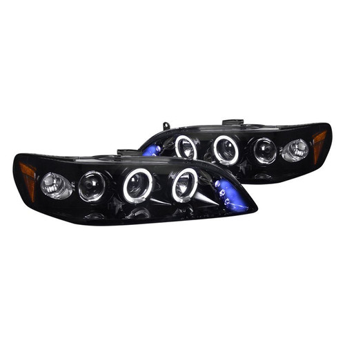 junyan Spec-D 98-02 Honda Accord Projector Glossy Blk W Smk Lens Headlights