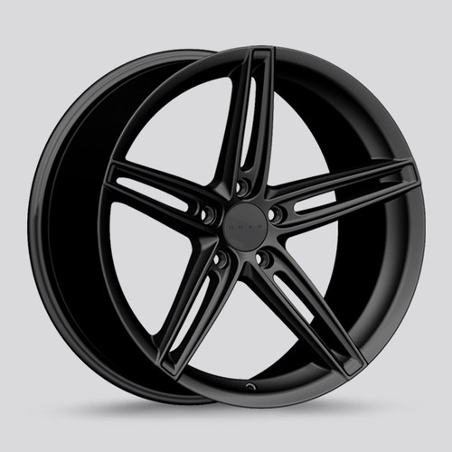 Drag Wheels Dr-73 20x8.5 5x114.3 ET38 CB73.1 Flat Black 5-Spoke Rims