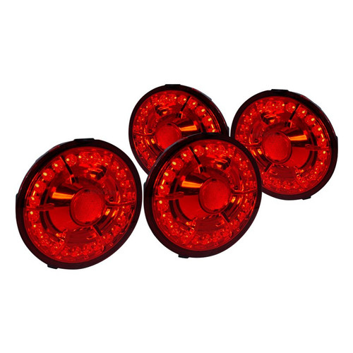 Spec-D 05-07 Chevrolet Corvette Led Tail Lights Red (LT-CVET05RLED-KS)