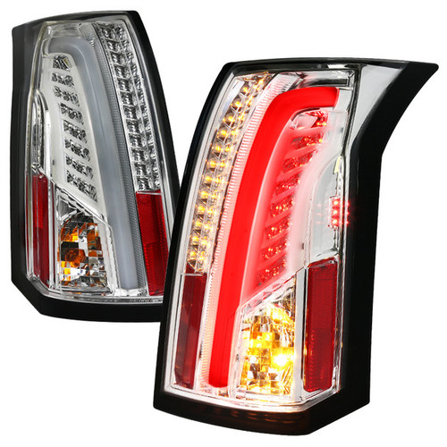 Spec-D 03-07 Cadillac Cts Led Tail Lights Chrome (LT-CTS03CLED-TM)