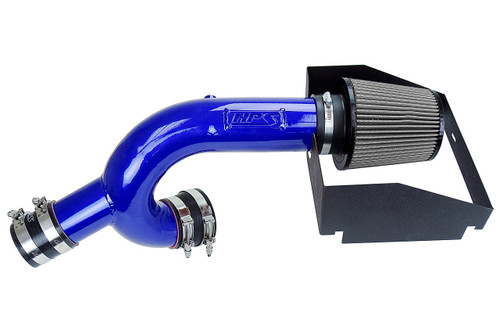 HPS Blue Cold Air Intake Kit Heat Shield Cool Ram 827-634BL-2