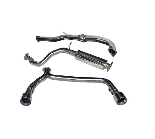 Tsudo Fiat Abarth 1.4 Turbo double wall Rolled Tips Cat
Back exhaust