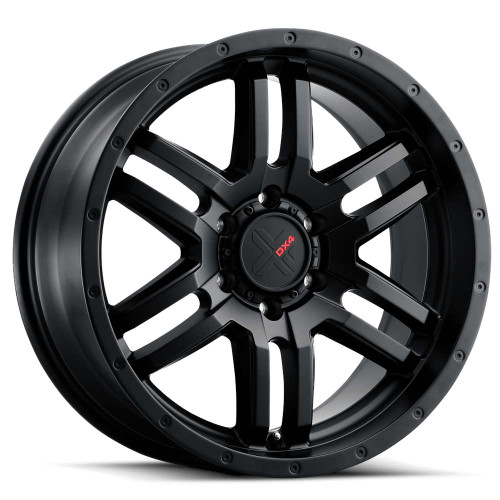 DX4 Dyno 18X8 wheels 5x114.3 Flat Black Full Painted ET30